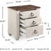 image:imageSignature Design by Ashley Willowton 2 Drawer Nightstand WhitewashWhitewash