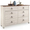 image:imageSignature Design by Ashley Willowton 6Drawer Coastal Dresser WhitewashWhitewash