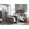 image:imageSignature Design by Ashley Wynnlow Queen 4 Poster Bed FrameGrey