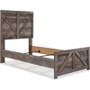 image:imageSignature Design by Ashley Wynnlow Queen 4 Poster Bed FrameGrey