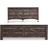 image:imageSignature Design by Ashley Wynnlow Queen 4 Poster Bed FrameGrey