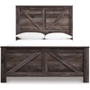 image:imageSignature Design by Ashley Wynnlow Queen 4 Poster Bed FrameGrey