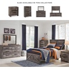 image:imageSignature Design by Ashley Wynnlow Queen 4 Poster Bed FrameGrey