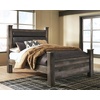 image:imageSignature Design by Ashley Wynnlow Queen 4 Poster Bed FrameGrey