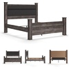 image:imageSignature Design by Ashley Wynnlow Queen 4 Poster Bed FrameGrey