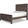 image:imageSignature Design by Ashley Wynnlow Queen 4 Poster Bed FrameGrey