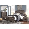 image:imageSignature Design by Ashley Wynnlow Queen 4 Poster Bed FrameGrey