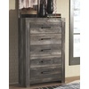 image:imageSignature Design by Ashley Wynnlow Wide 6 Drawer Bedroom Dresser Gray155D x 338W x 51H 5 Drawers