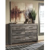image:imageSignature Design by Ashley Wynnlow Wide 6 Drawer Bedroom Dresser Gray158D x 608W x 40H 6 Drawers