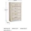 image:imageSignature Design by Ashley Wynnlow Wide 6 Drawer Bedroom Dresser Gray159D x 343W x 542H 5 Drawers