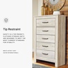 image:imageSignature Design by Ashley Wynnlow Wide 6 Drawer Bedroom Dresser Gray159D x 343W x 542H 5 Drawers