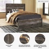 image:imageSignature Design by Ashley Wynnlow Wide 6 Drawer Bedroom Dresser GrayQueen