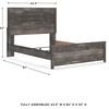 image:imageSignature Design by Ashley Wynnlow Wide 6 Drawer Bedroom Dresser GrayQueen