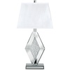 image:imageSignature Design by Ashley 1Piece Glam Table Lamp Silver for Living Room