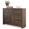 image:imageSignature Design by Ashley 6 Drawer Bedroom Dresser Tall Rustic Brown