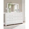 image:imageSignature Design by Ashley 6Drawer Bedroom Dresser with Mirror White