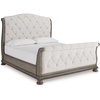 image:imageSignature Design by Ashley Ardenfield Traditional 74 W 9 Drawer Dresser High Capacity Storage for Bedroom Master Suites Light BrownKing