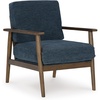 image:imageSignature Design by Ashley Bixler Mid Century Accent Chair Navy BlueDark Blue