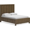 Queen Panel Bed with Storage