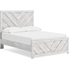 image:imageSignature Design by Ashley Cayboni Whitewash King Panel Bed FrameFull Panel Bed
