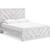 image:imageSignature Design by Ashley Cayboni Whitewash King Panel Bed FrameQueen Panel Bed