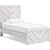 image:imageSignature Design by Ashley Cayboni Whitewash King Panel Bed FrameTwin Panel Bed