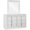 image:imageSignature Design by Ashley Chalanna Queen Upholstered Storage Bed WhiteDresser and Mirror