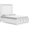 image:imageSignature Design by Ashley Chalanna Queen Upholstered Storage Bed WhiteQueen Upholstered Storage Bed