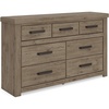 image:imageSignature Design by Ashley Contoura 7Drawer Dresser Light Brown