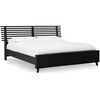 image:imageSignature Design by Ashley Danziar Platform King Bed No Box Spring Needed Engineered Wood and Decorative Laminate Modern Bedroom Upgrade Matte Black King