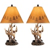 image:imageSignature Design by Ashley Derek Rustic Table Lamps Living Room Set of 2