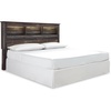 image:imageSignature Design by Ashley Drystan Twin Panel Bed with Light Rustic BrownCalifornia King