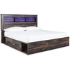image:imageSignature Design by Ashley Drystan Twin Panel Bed with Light Rustic BrownKing