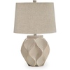 image:imageSignature Design by Ashley Edselham Table Lamp 25Inch Modern Cream