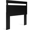 image:imageSignature Design by Ashley Flannia Modern Platform Headboard ONLY Full Grayish BrownBlack