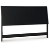 image:imageSignature Design by Ashley Full Size Panel Headboard Matte Black