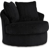 image:imageSignature Design by Ashley Gramwell Swivel Barrel Accent Chair Onyx BlackBlack