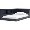 image:imageSignature Design by Ashley Kids Twin Bookcase Storage Bed Navy Blue