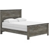 image:imageSignature Design by Ashley Kids Twin Panel Bed Frame Rustic Warm GrayQueen Panel Bed