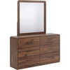 image:imageSignature Design by Ashley King Size Bed Frame with LED LightsDresser and Mirror