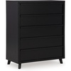 image:imageSignature Design by Ashley Large 6 Drawer Dresser for Bedroom Matte Black5 Drawer Chest