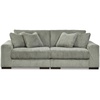 image:imageSignature Design by Ashley Lindyn White Oversized Swivel Accent ChairGrey