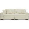 image:imageSignature Design by Ashley Lindyn White Oversized Swivel Accent ChairWhite
