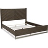 image:imageSignature Design by Ashley Marble Top Dresser with Mirror Grayish BrownKing Panel Bed