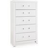 image:imageSignature Design by Ashley Marzoni 6 Drawer Wide Dresser WhiteChest