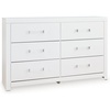 image:imageSignature Design by Ashley Marzoni 6 Drawer Wide Dresser WhiteDresser