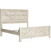King Crossbuck Panel Bed
