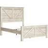 image:imageSignature Design by Ashley Modern Farmhouse Queen Bed FrameQueen Crossbuck Panel Bed