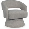 image:imageSignature Design by Ashley Nashkins Swivel Accent Chair Pebble Boucle