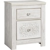 image:imageSignature Design by Ashley Nightstand Paxberry Boho WhitewashWhitewash
